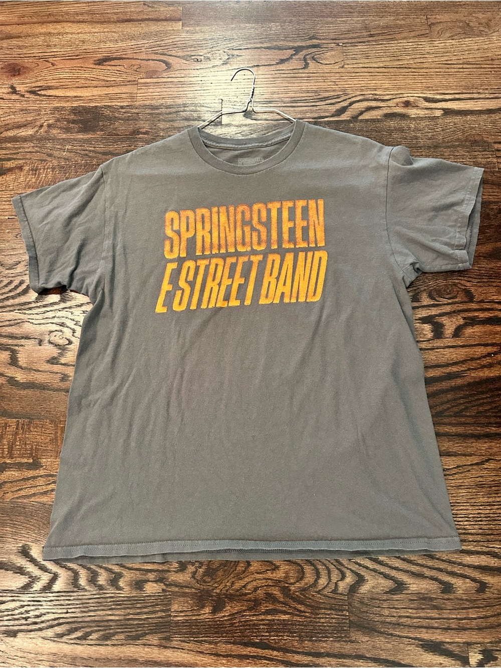 Springsteen E Street Band 2024 Gray Graphic Concert Tee - Men's Shirt
